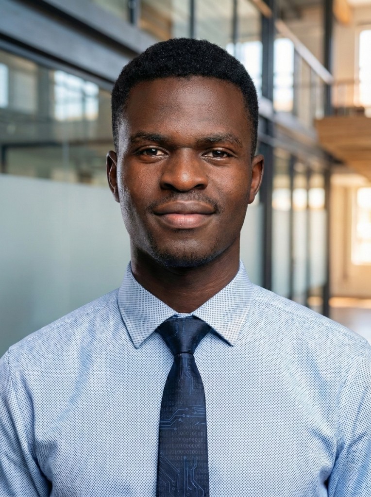 Portrait of John Apollos Olal Onyango, Data Scientist and Software Engineer based in Nairobi, Kenya